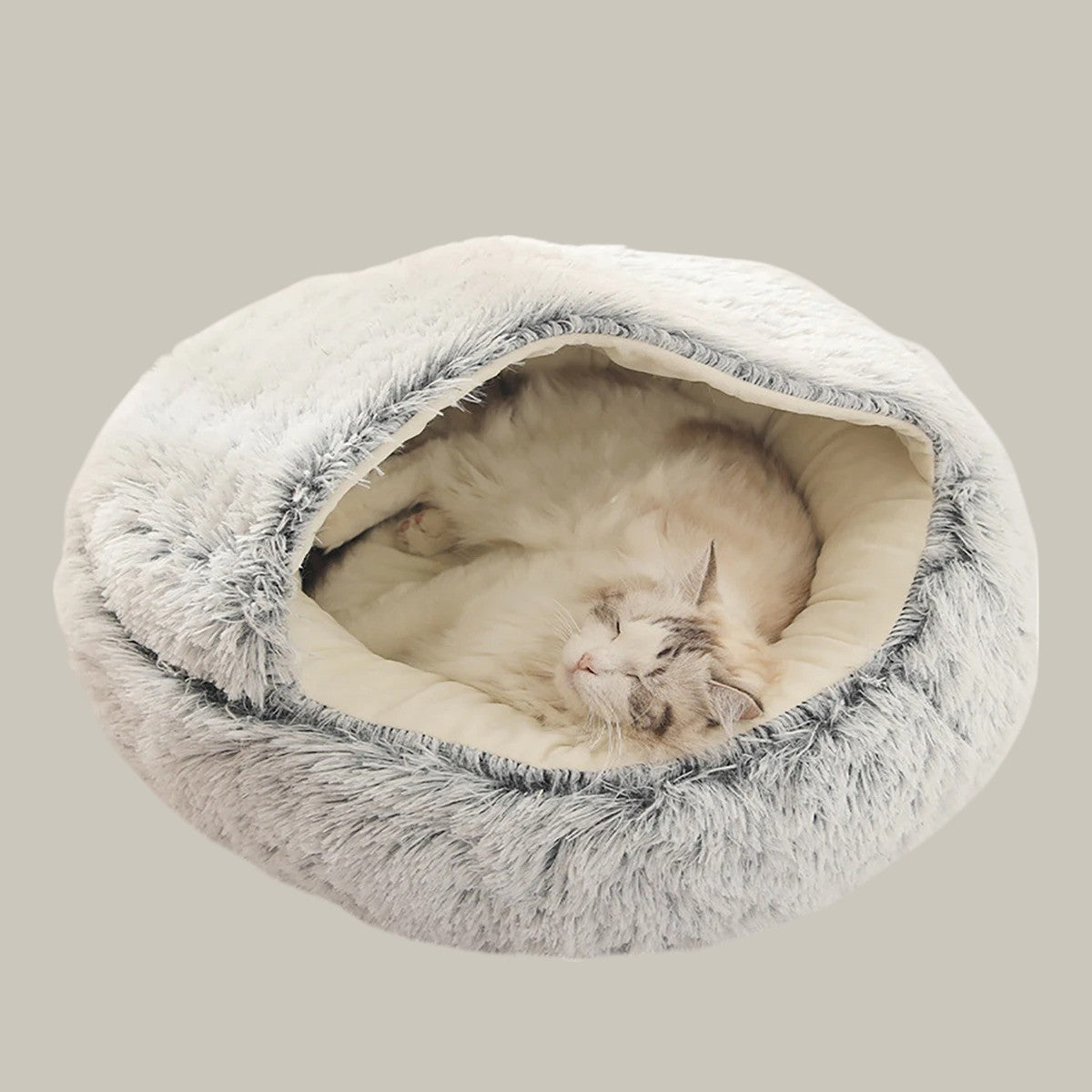 Cama para Gatos y Perros Donut Calmante