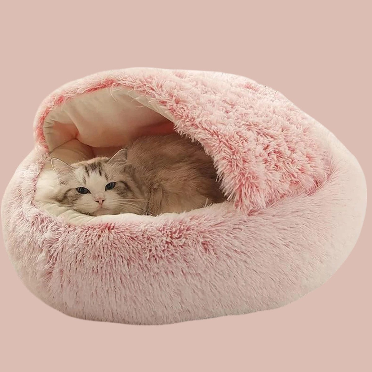Cama para Gatos y Perros Donut Calmante