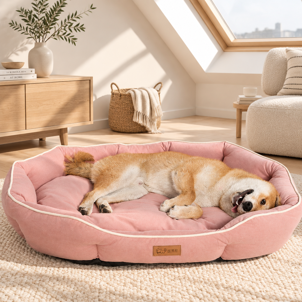 Sofá Cama Acolchado para Perros y Gatos - portada