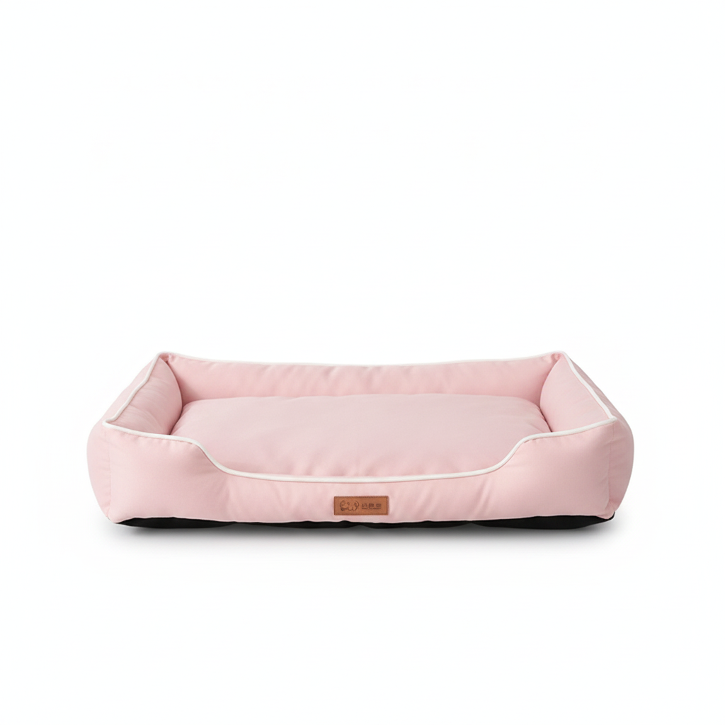 Colchón Cuadrado Rosa para Perros - portada